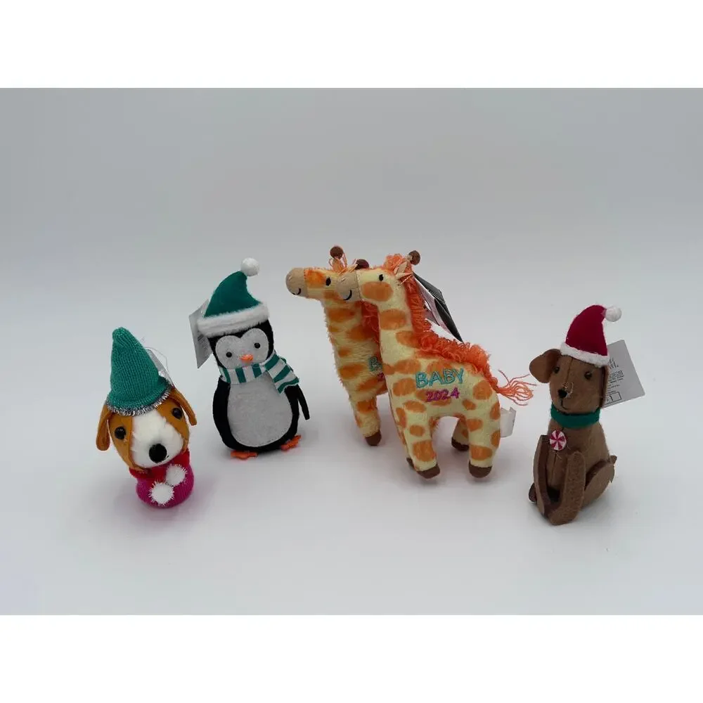 Wondershop‎ & Target Assorted Christmas Ornaments Lot of 5 Animals NEW